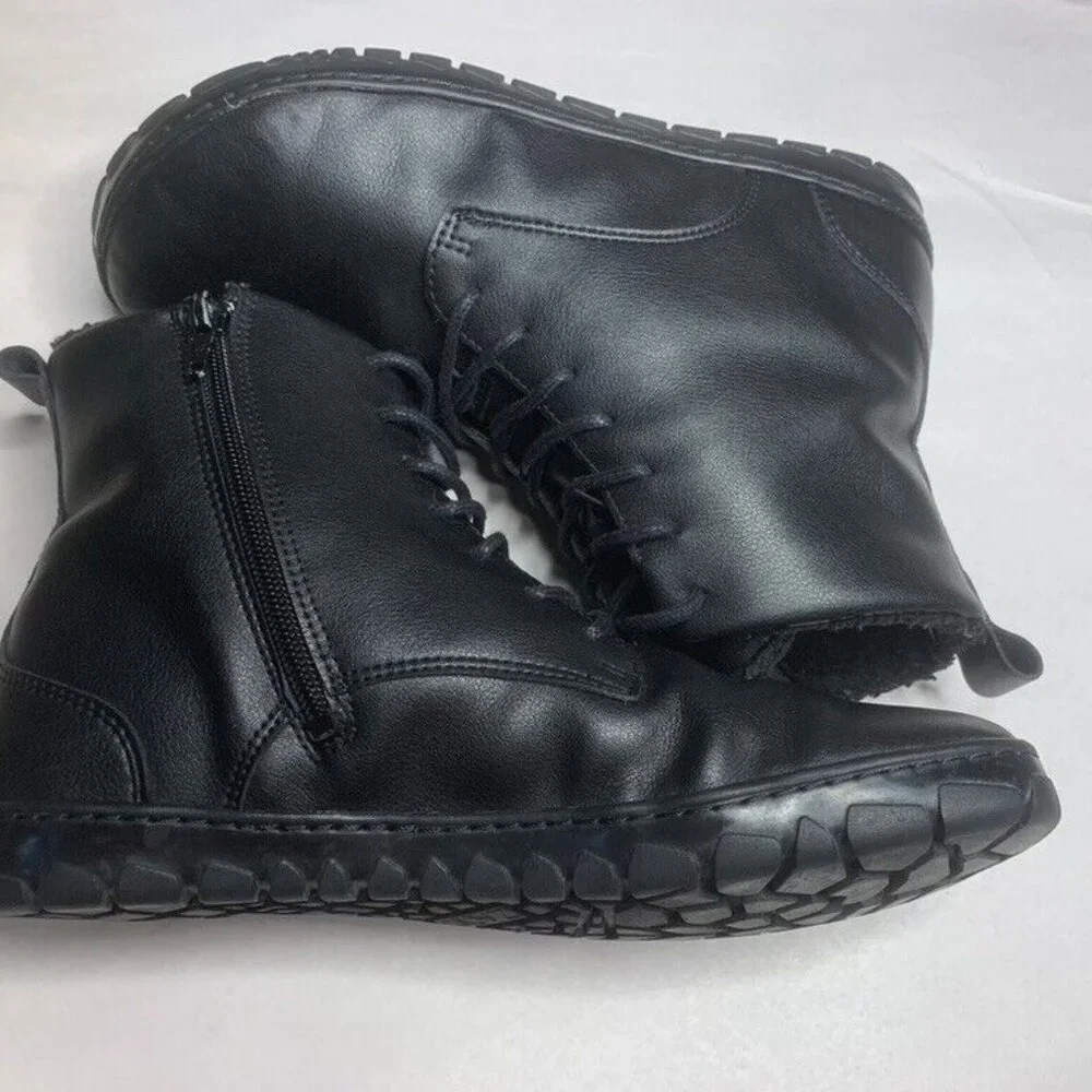 ZAQQ Quintic Vegan Barefoot Winter Boots in Black with Zipper size EU37 - Picture 2 of 9